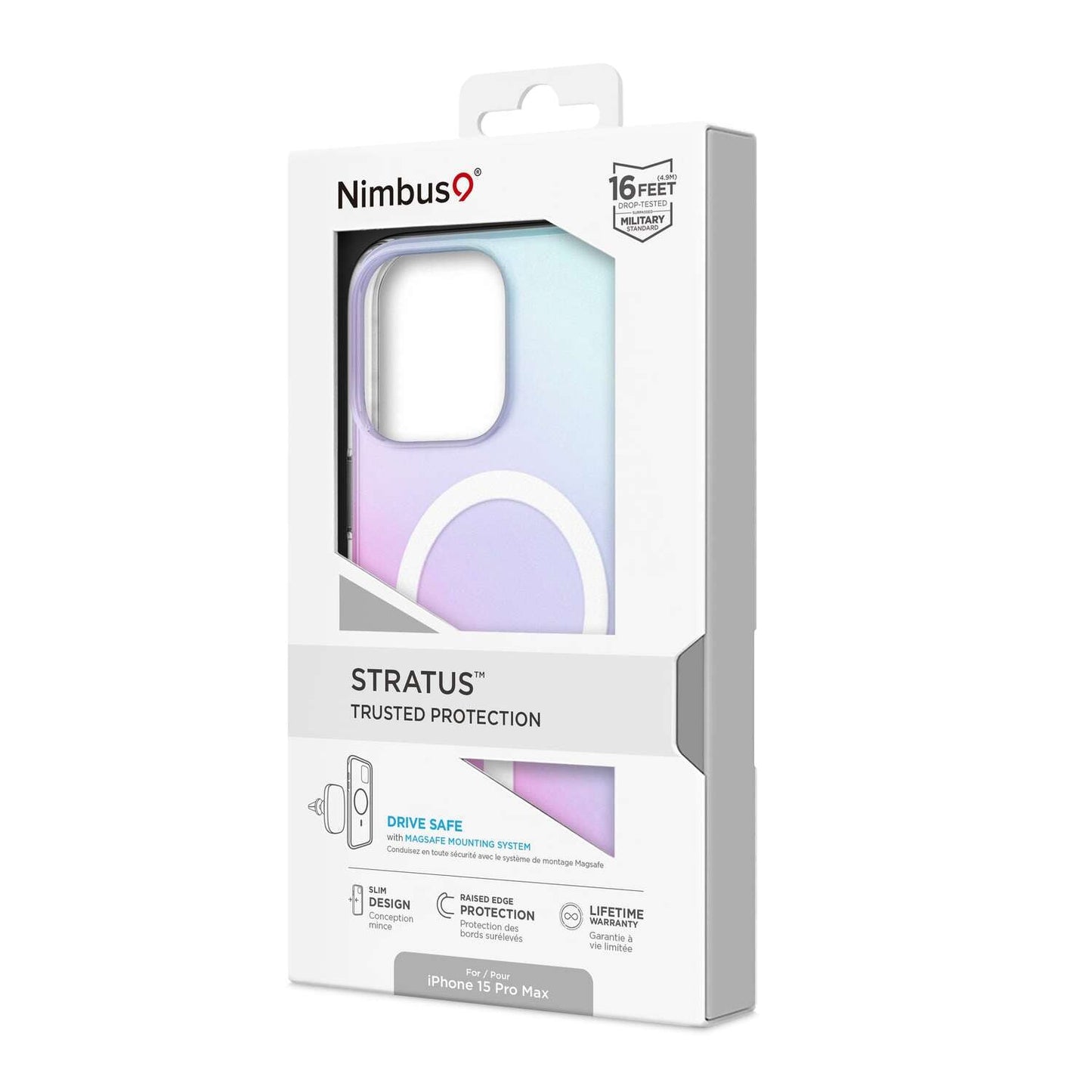 Nimbus9 Stratus Magsafe Case Frost for iPhone 15 Pro Max