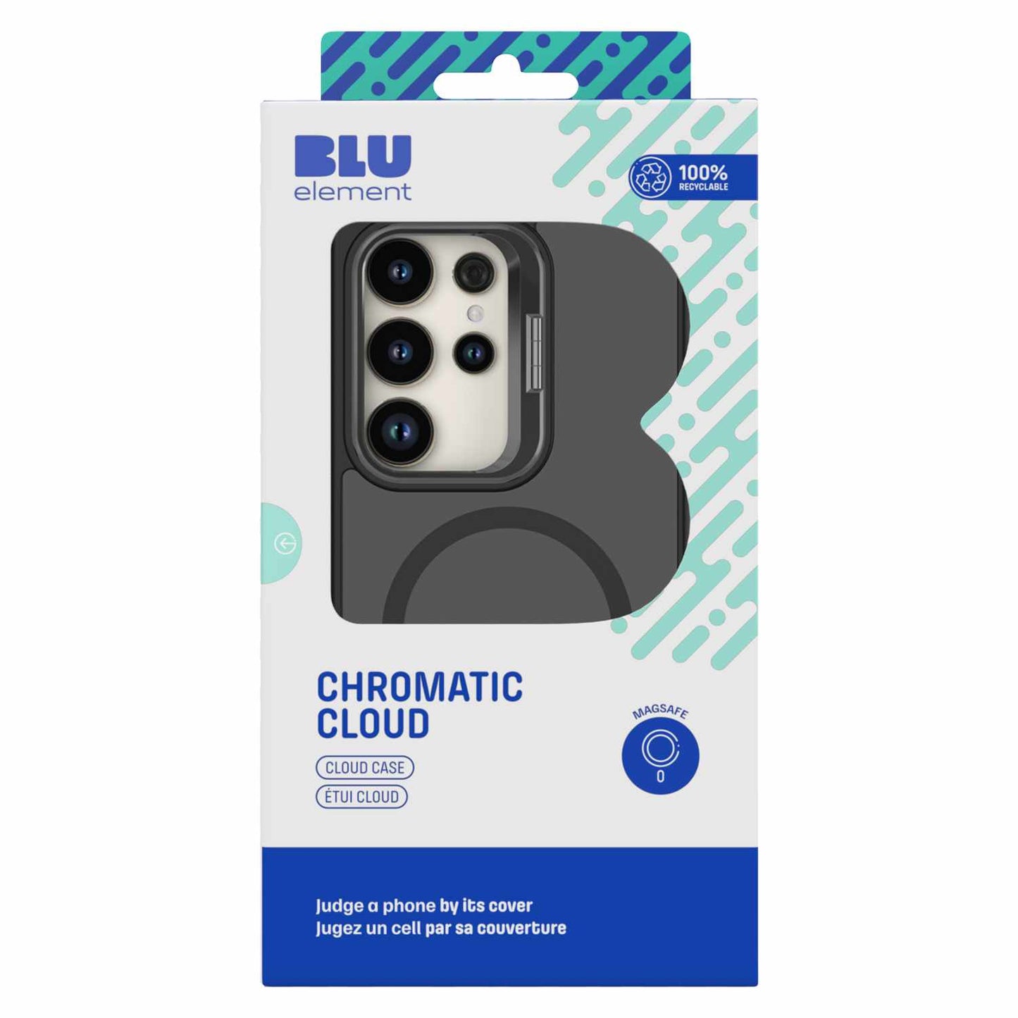 Blu Element Chromatic Kick MagSafe Case Black for Samsung Galaxy S25/Galaxy S24
