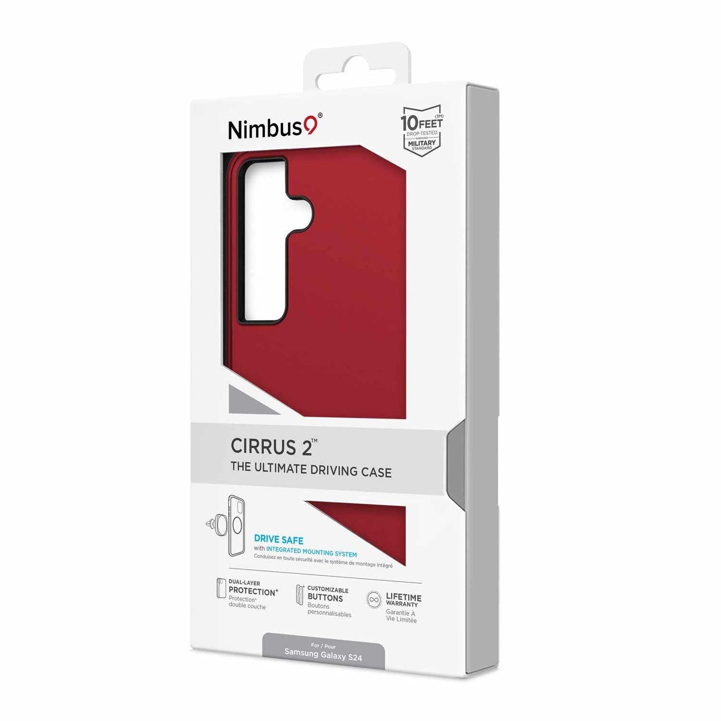 Nimbus9 Cirrus 2 Case Crimson for Samsung Galaxy S24