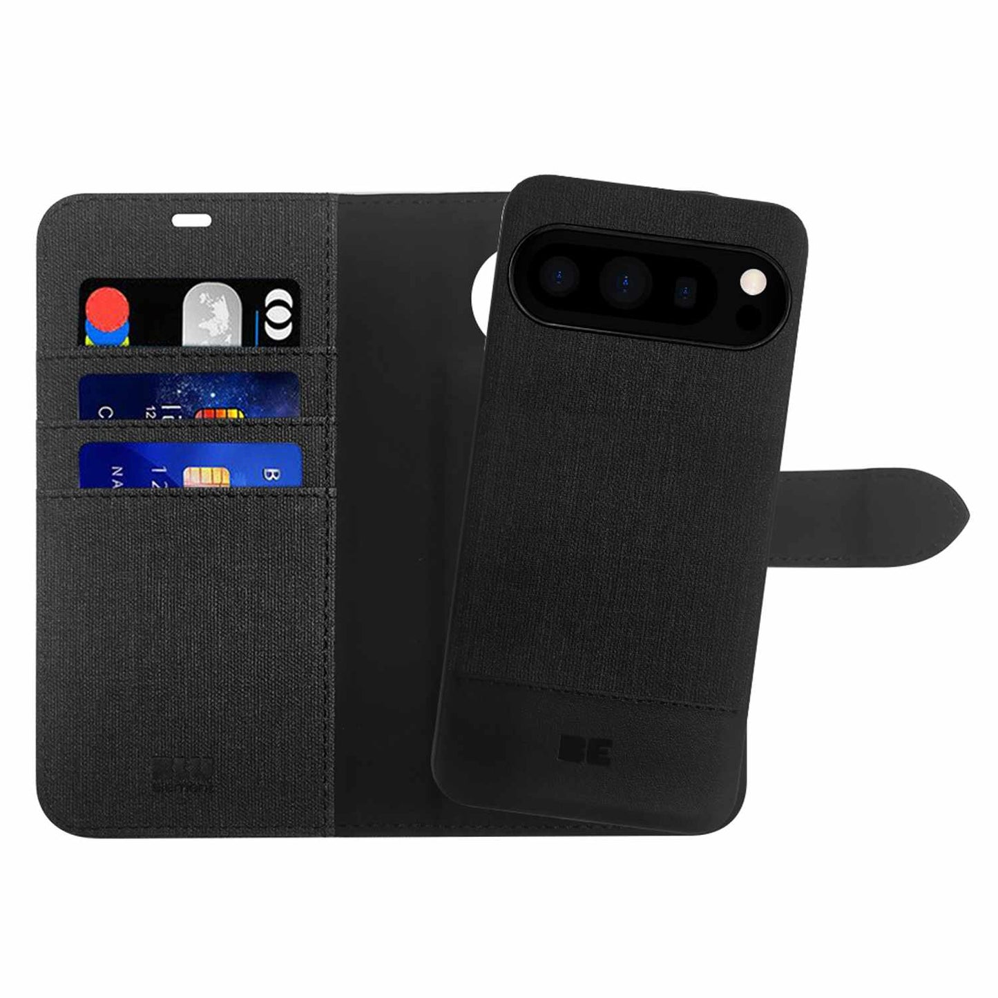 Blu Element Folio 2 in 1 Case Black for Google Pixel 9 Pro XL