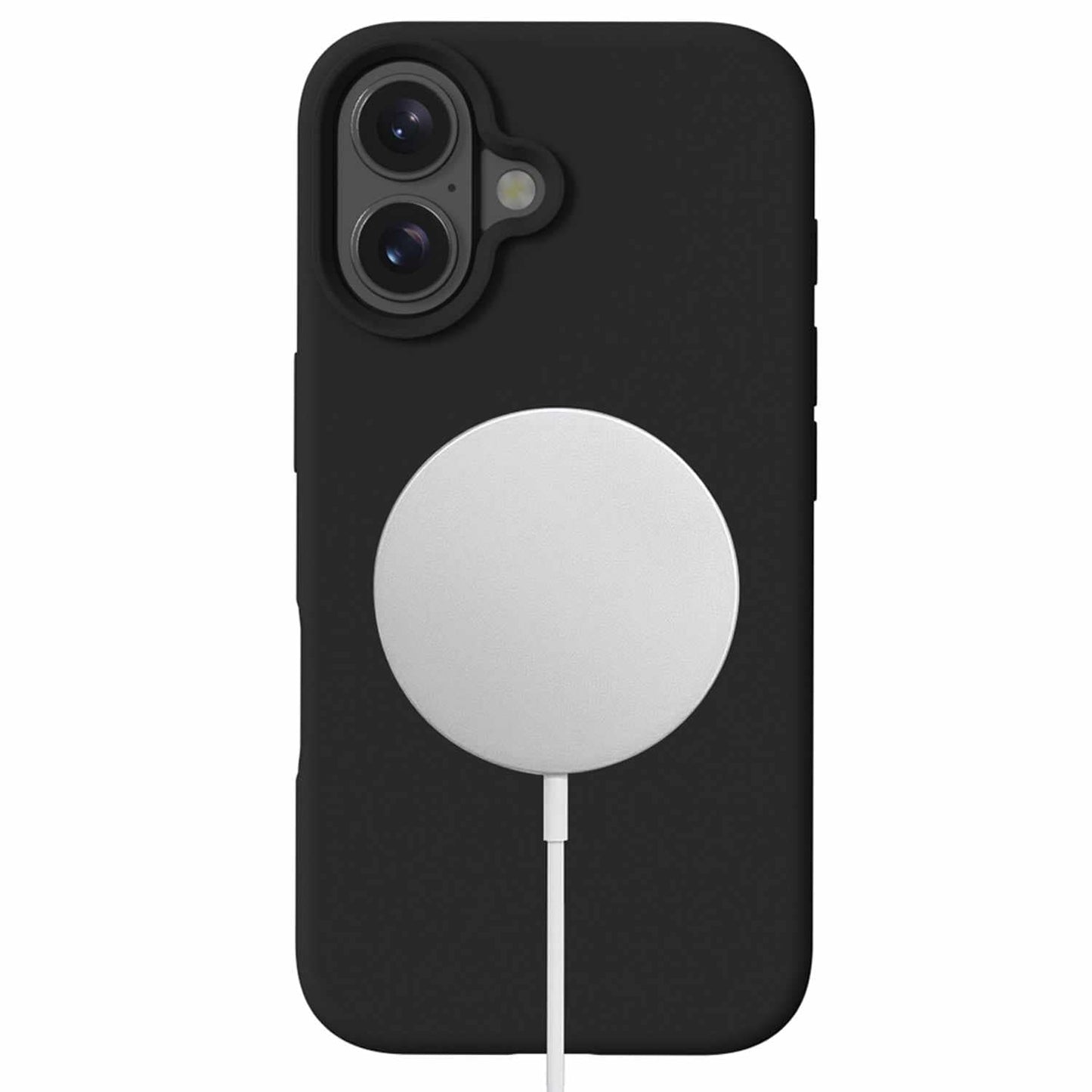Blu Element Silicone w/MagSafe Case Black for iPhone 16