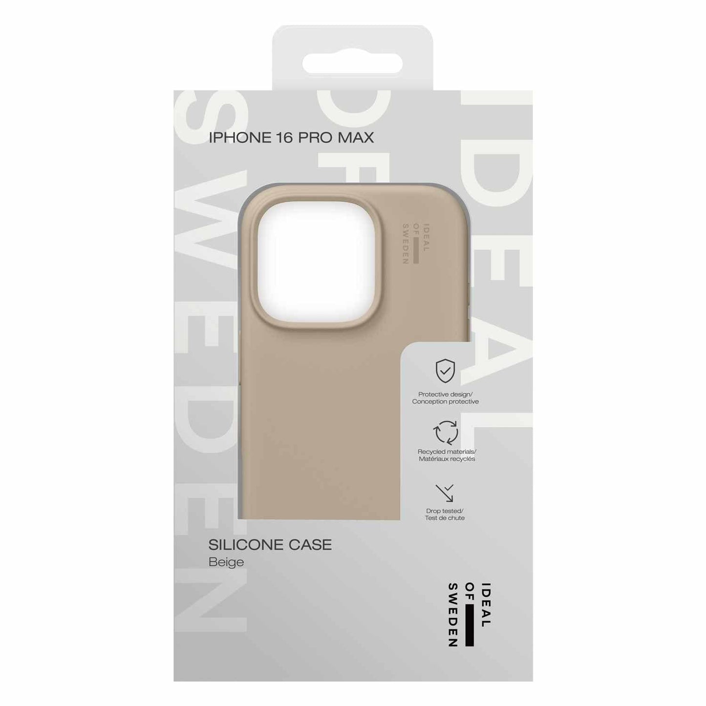 Ideal of Sweden Silicone Case MagSafe Beige for iPhone 16 Pro Max