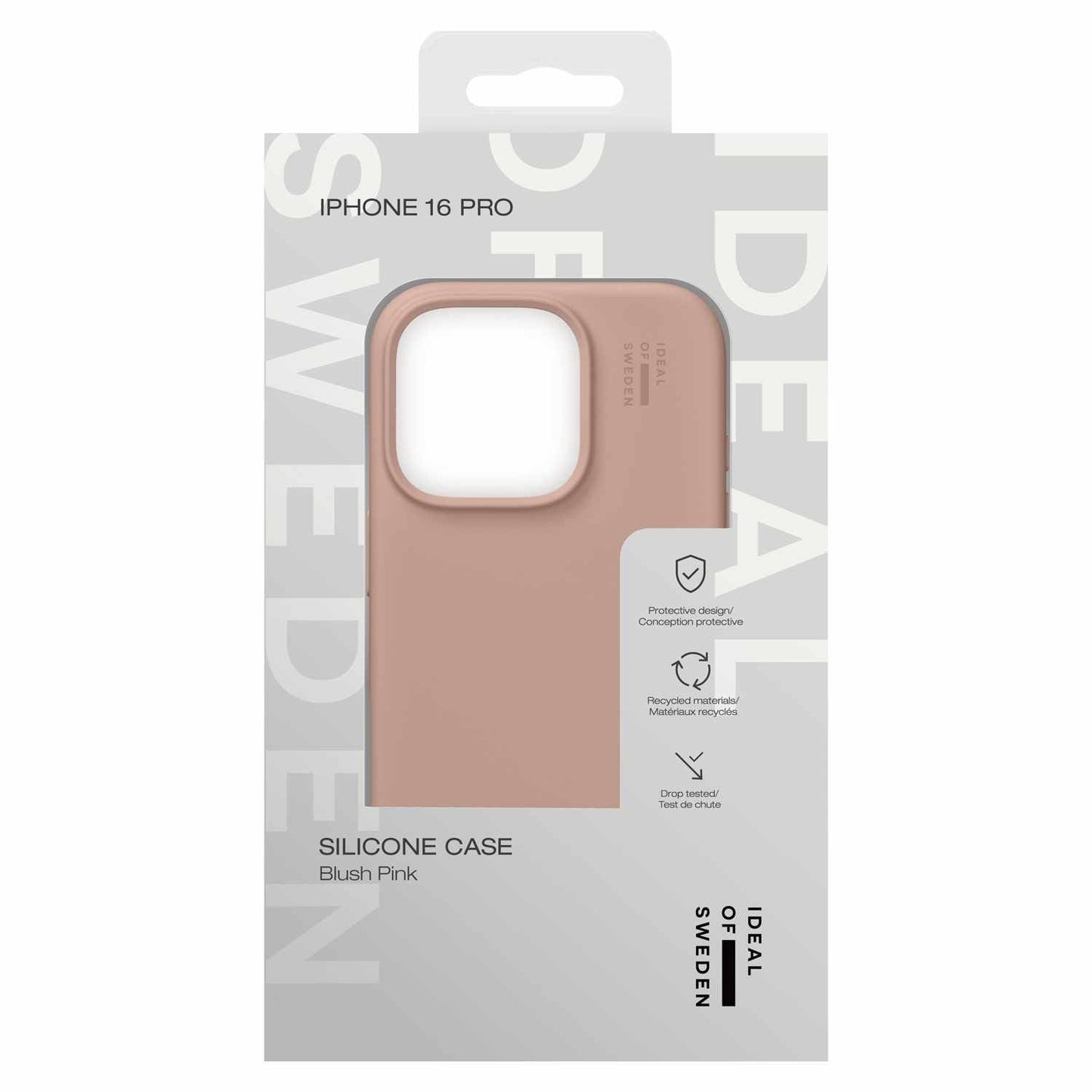 Ideal of Sweden Silicone Case MagSafe Blush Pink for iPhone 16 Pro