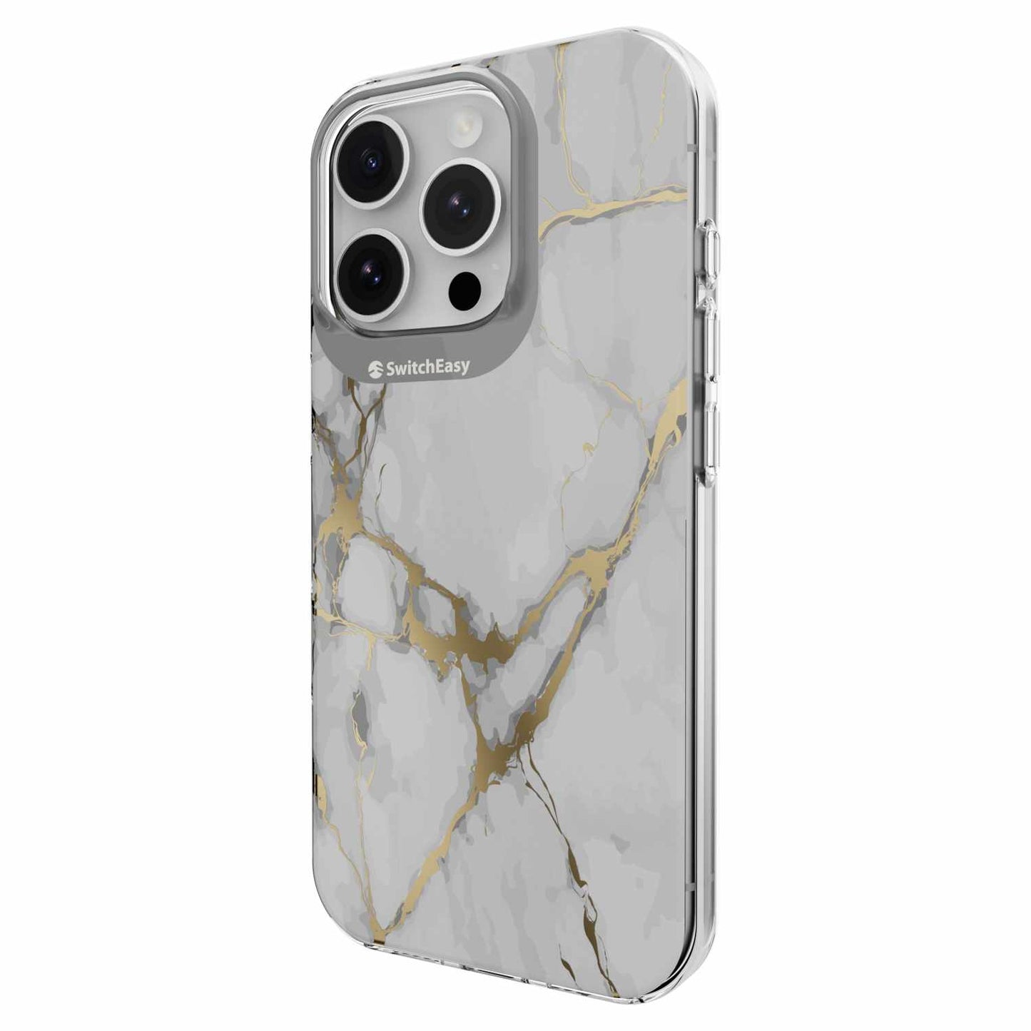 SwitchEasy Artist 3D Case Marble White for iPhone 16 Pro