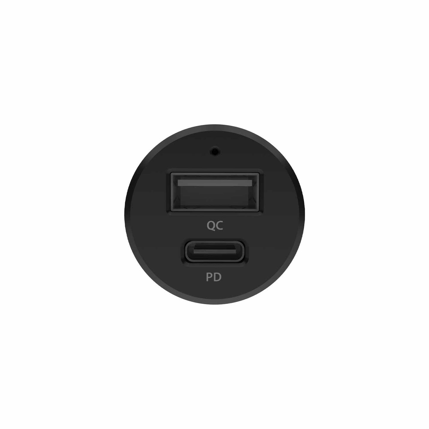 Blu Element 30W Dual Port Car Charger with Power Delivery / PPS Black