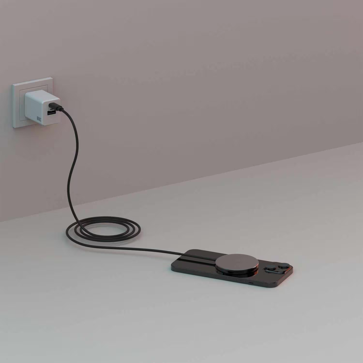 MagSafe Wireless Charger 15W with USB-C Cable 4ft Black - GekkoTech