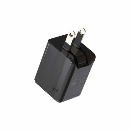 Blu Element Wall Charger Dual USB-C 20W PD and USB-A Black - GekkoTech