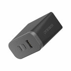 OtterBox Premium Pro Wall Charger 72W PD/PPS 2-Port USB-C & USB-A Black  w/ Foldable Prongs - GekkoTech