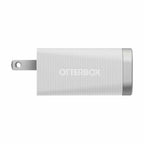 OtterBox Premium Pro Wall Charger 72W PD/PPS 2-Port USB-C & USB-A White w/ Foldable Prongs - GekkoTech