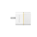 OtterBox Premium Wall Charger 30W GaN PD/PPS USB-C White w/Foldable Prongs - GekkoTech