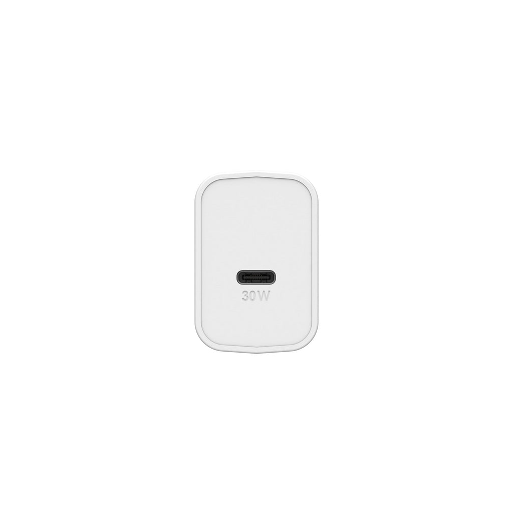 OtterBox Premium Wall Charger 30W GaN PD/PPS USB-C White w/Foldable Prongs - GekkoTech