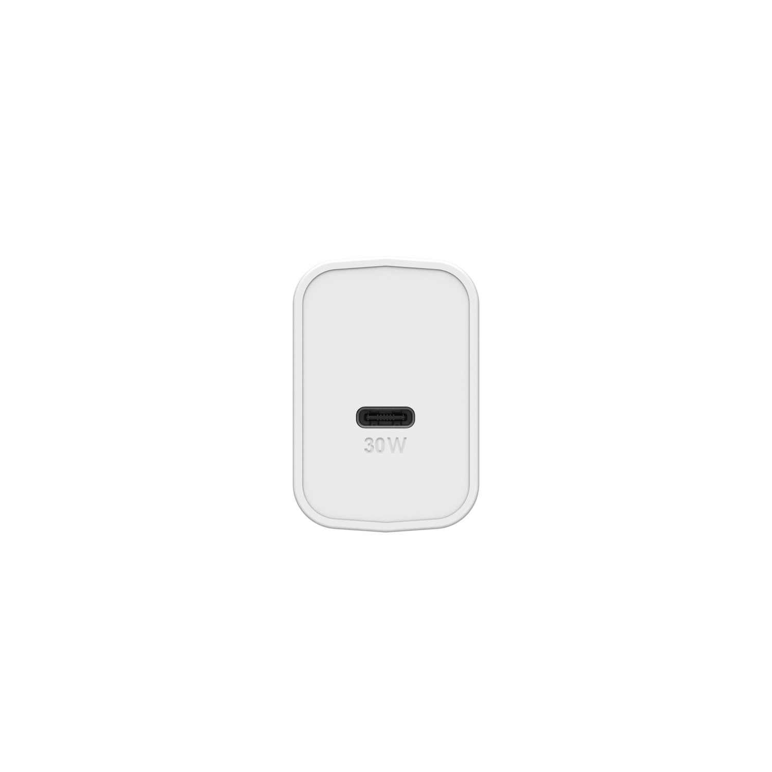 OtterBox Premium Wall Charger 30W GaN PD/PPS USB-C White w/Foldable Prongs - GekkoTech