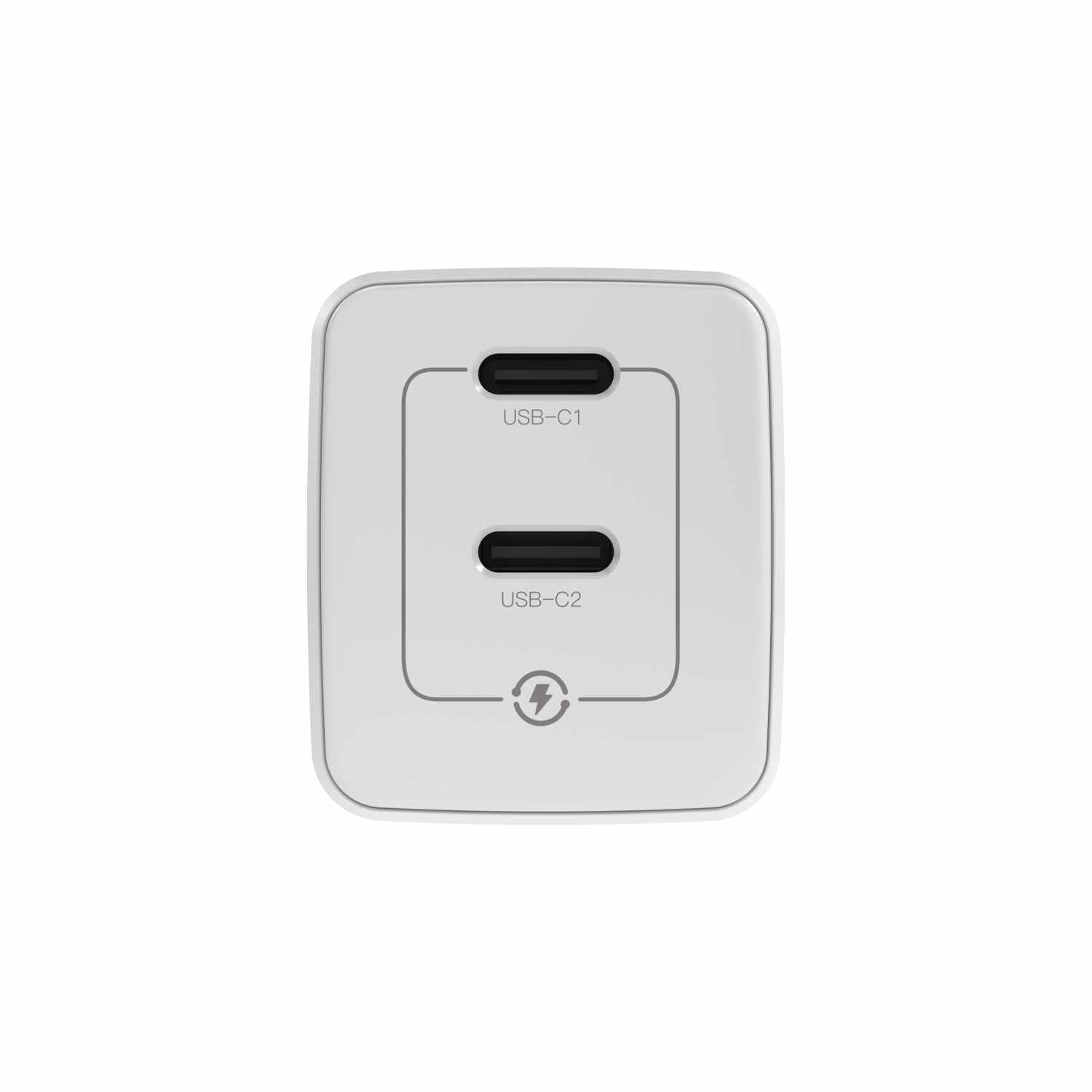 Blu Element Wall Charger Dual USB-C 35W Bulk White - GekkoTech