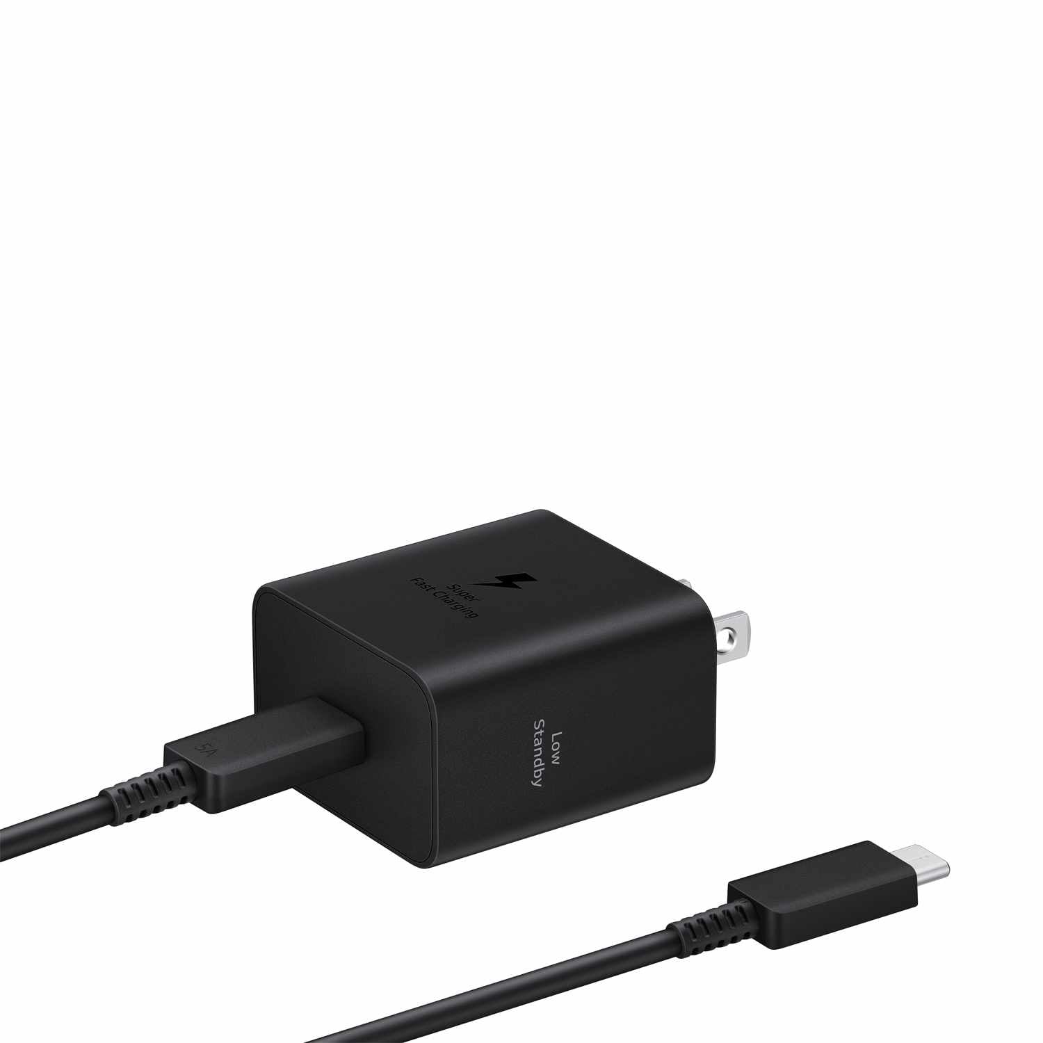 Samsung Wall Charger 45W with USB-C Cable 6ft Black