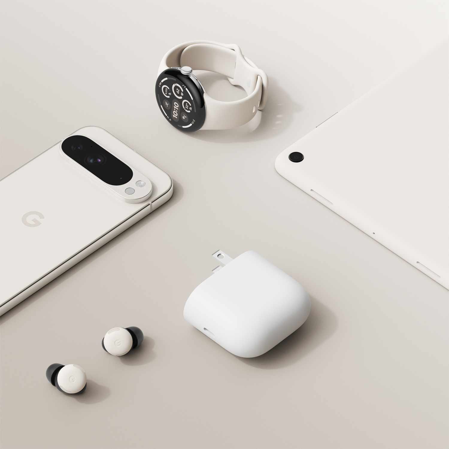 Google Wall Charger USB-C 45W Snow - GekkoTech