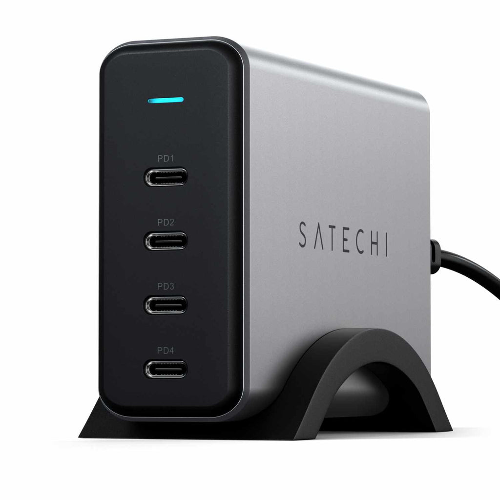 Satechi Multi Charger 165W GaN Space Grey - GekkoTech
