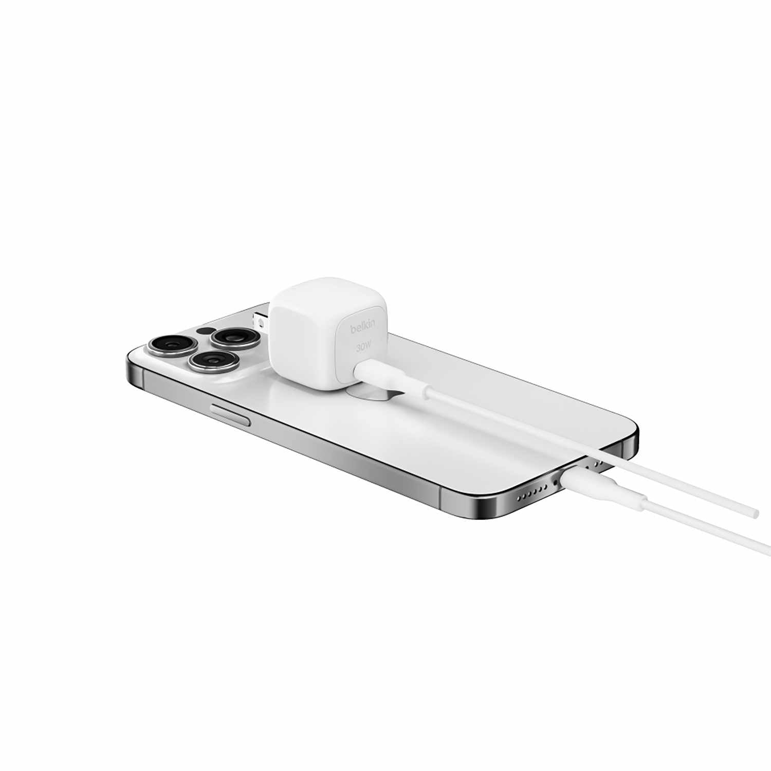 Belkin BoostCharge Compact Wall Charger 30W PPS USB-C White