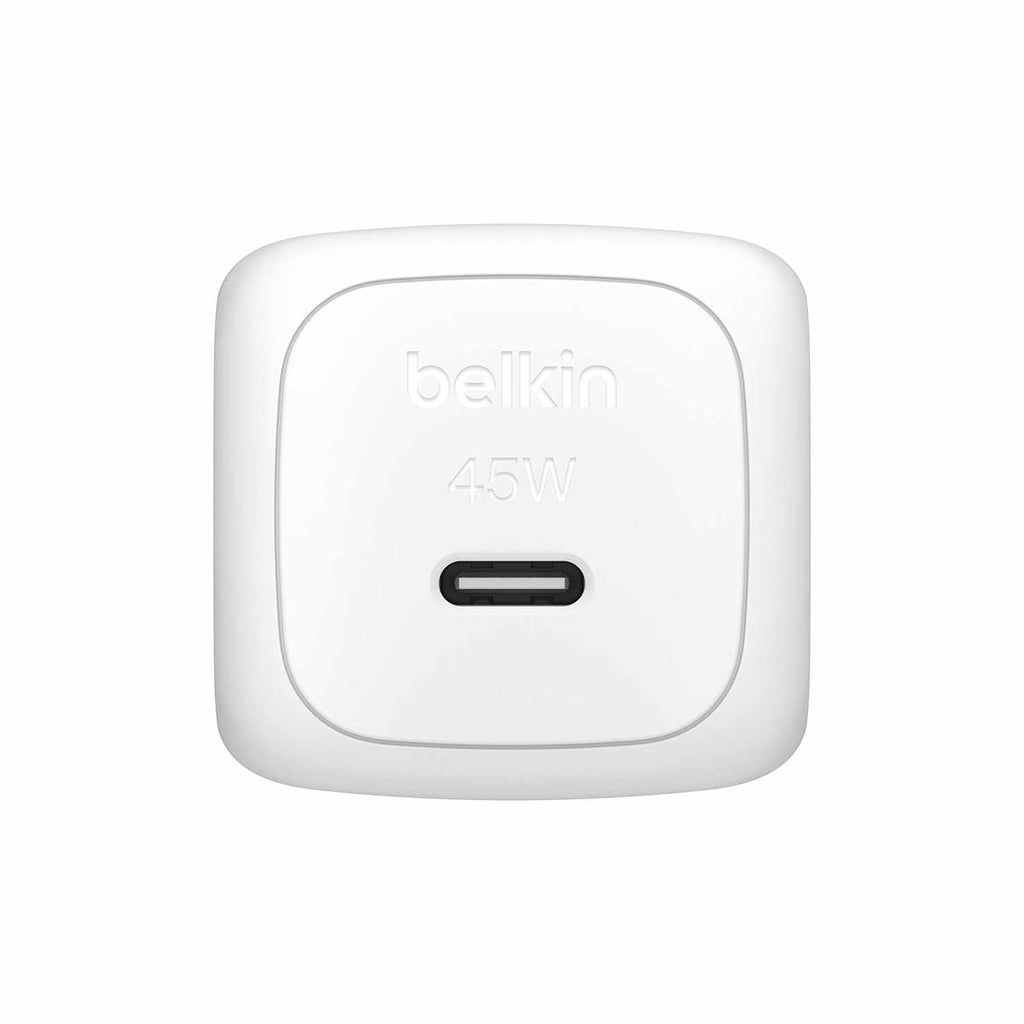 Belkin BoostCharge Compact Wall Charger 45W PD USB-C White
