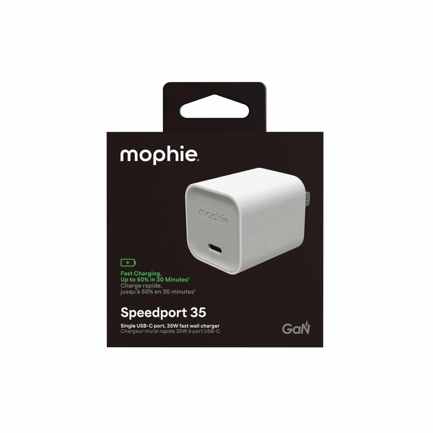 mophie Wall Charger 35W PD USB-C White - GekkoTech