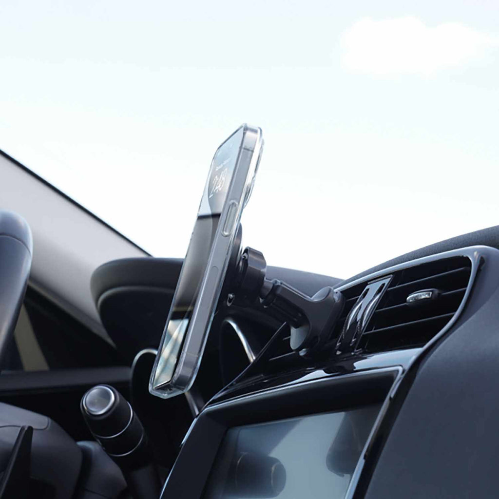 iOttie iTap 3 MagSafe Compatible Air Vent Mount with Adapter Ring Black
