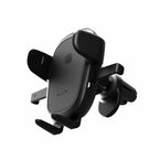 iOttie Easy One Touch Wireless 3 Fast Charging Universal Air Vent and CD Mount Black