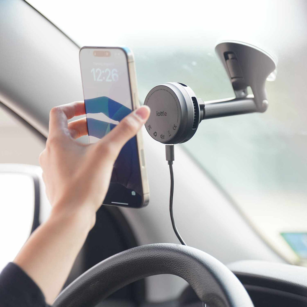 iOttie Velox Pro Qi2.2 25W Magnetic Wireless Dash Mount Black