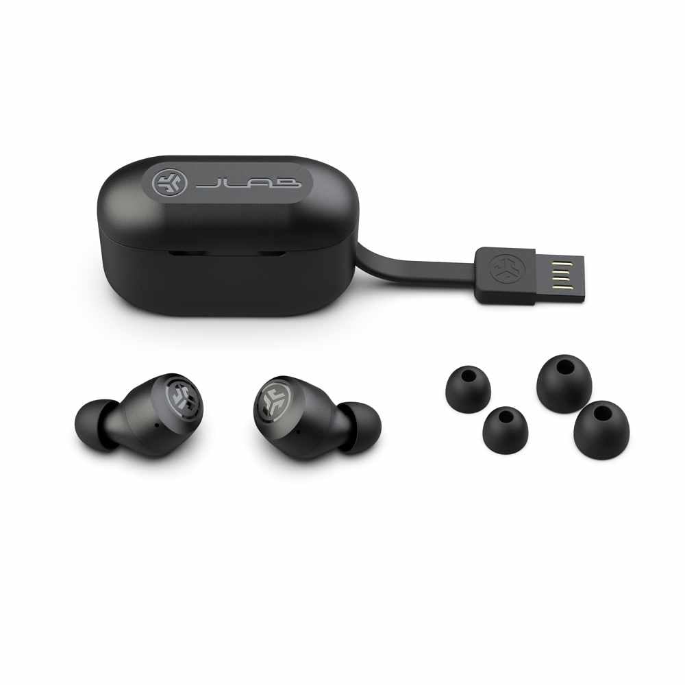 JLab Go Air Pop True Wireless Headphones Black - GekkoTech