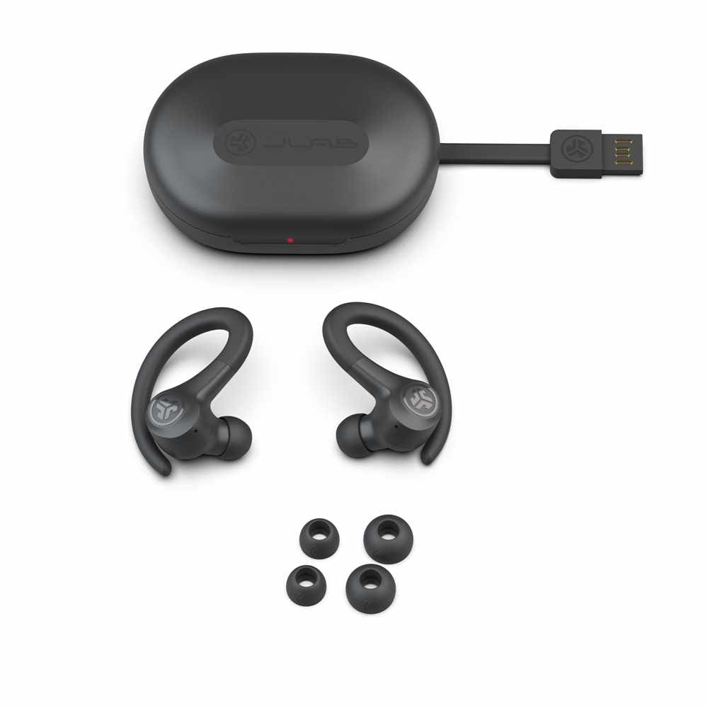 JLab Go Air Sport True Wireless Earbuds Graphite - GekkoTech