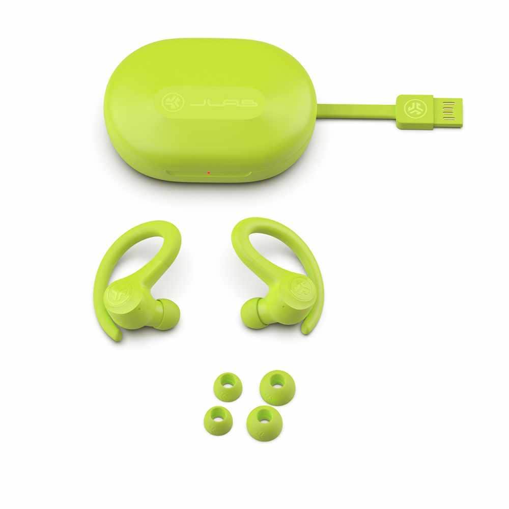 JLab Go Air Sport True Wireless Earbuds Neon Yellow - GekkoTech