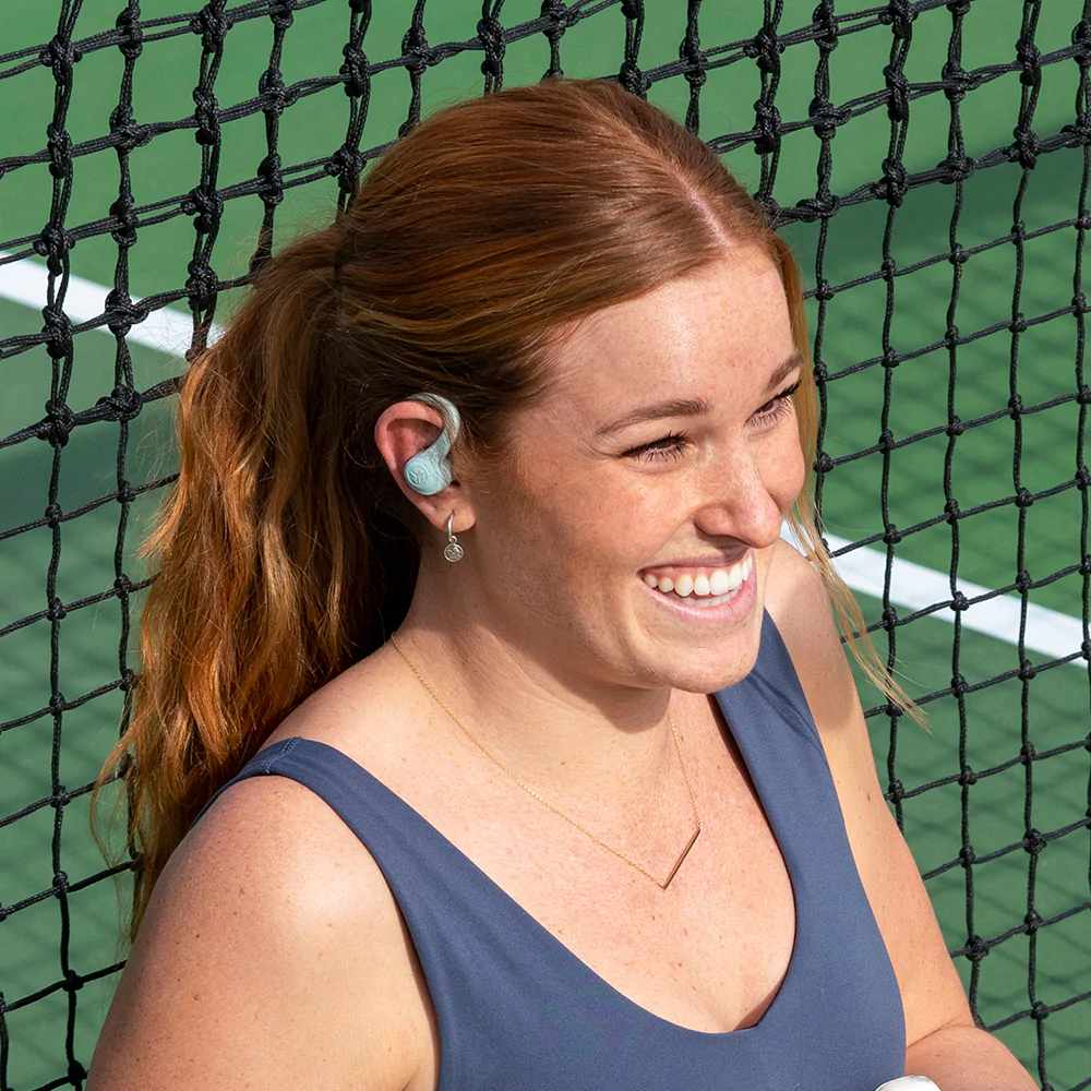 JLab Go Air Sport True Wireless Earbuds Light Blue - GekkoTech