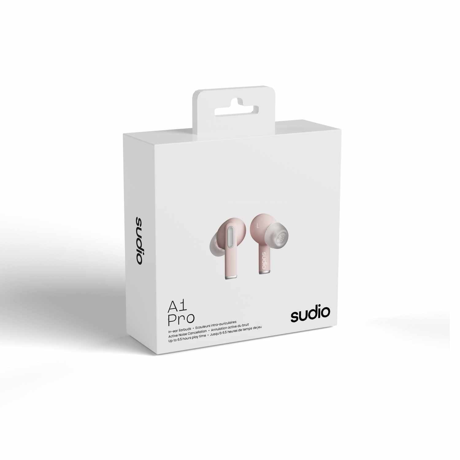 Sudio A1 Pro ANC Wireless Earbuds Pink
