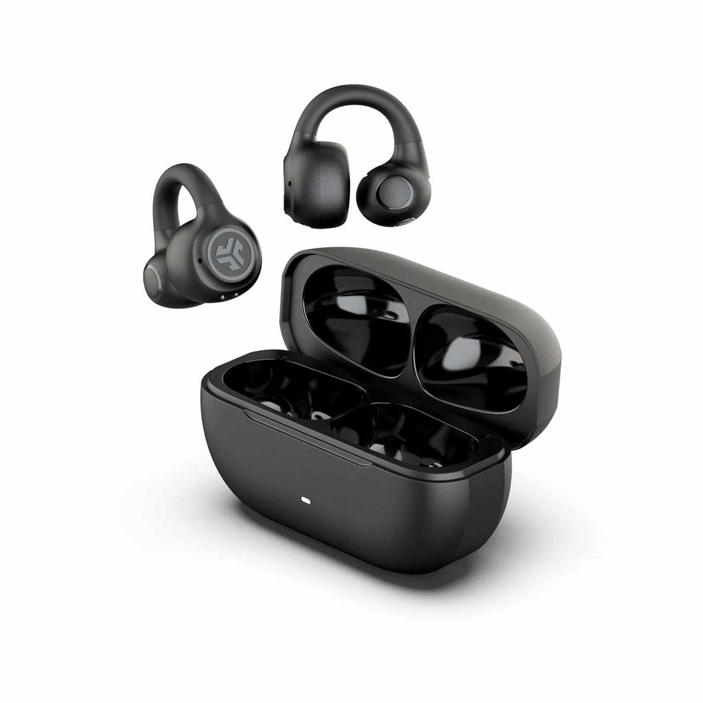 JLab Flex True Wireless Open Earbuds Black