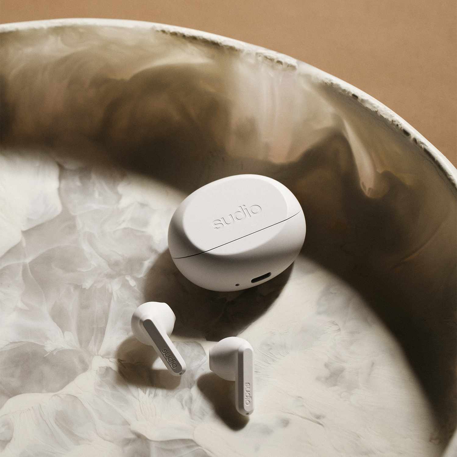 Sudio A3 True Wireless Earbuds White