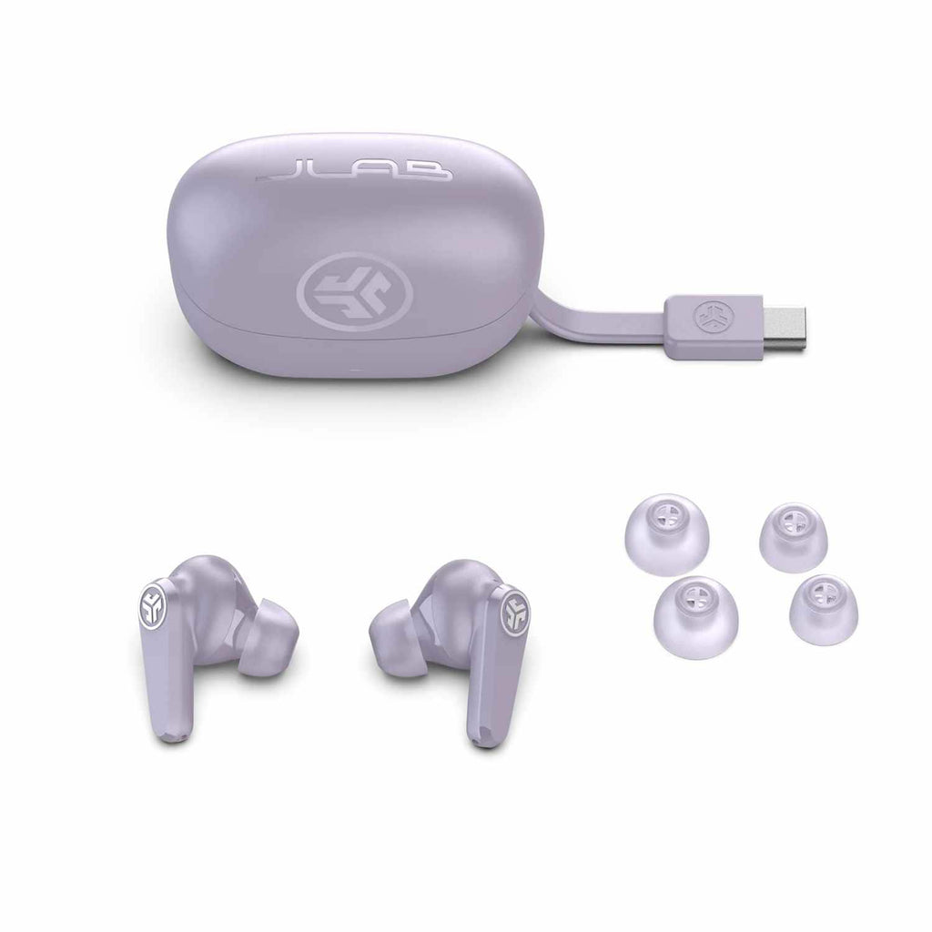 JLab Go Pods ANC True Wireless Earbuds Lilac - GekkoTech