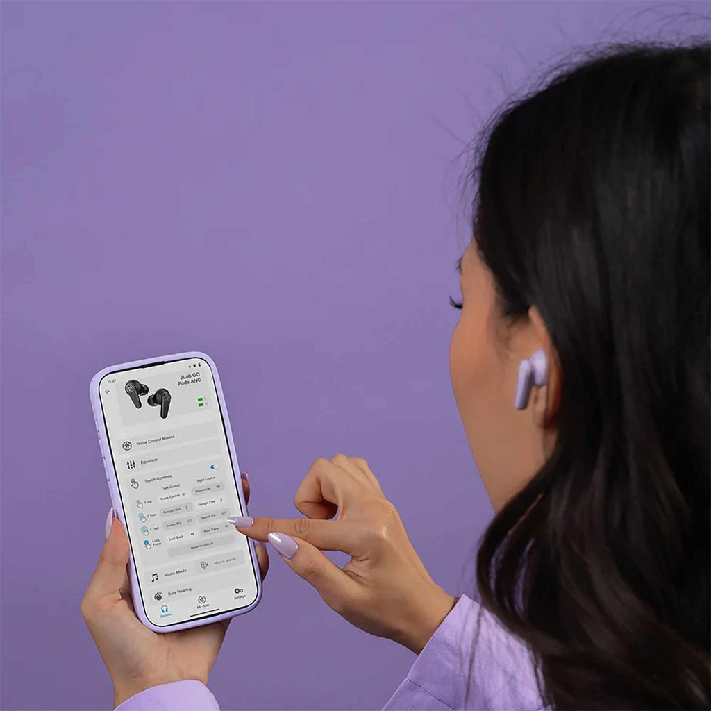 JLab Go Pods ANC True Wireless Earbuds Lilac - GekkoTech