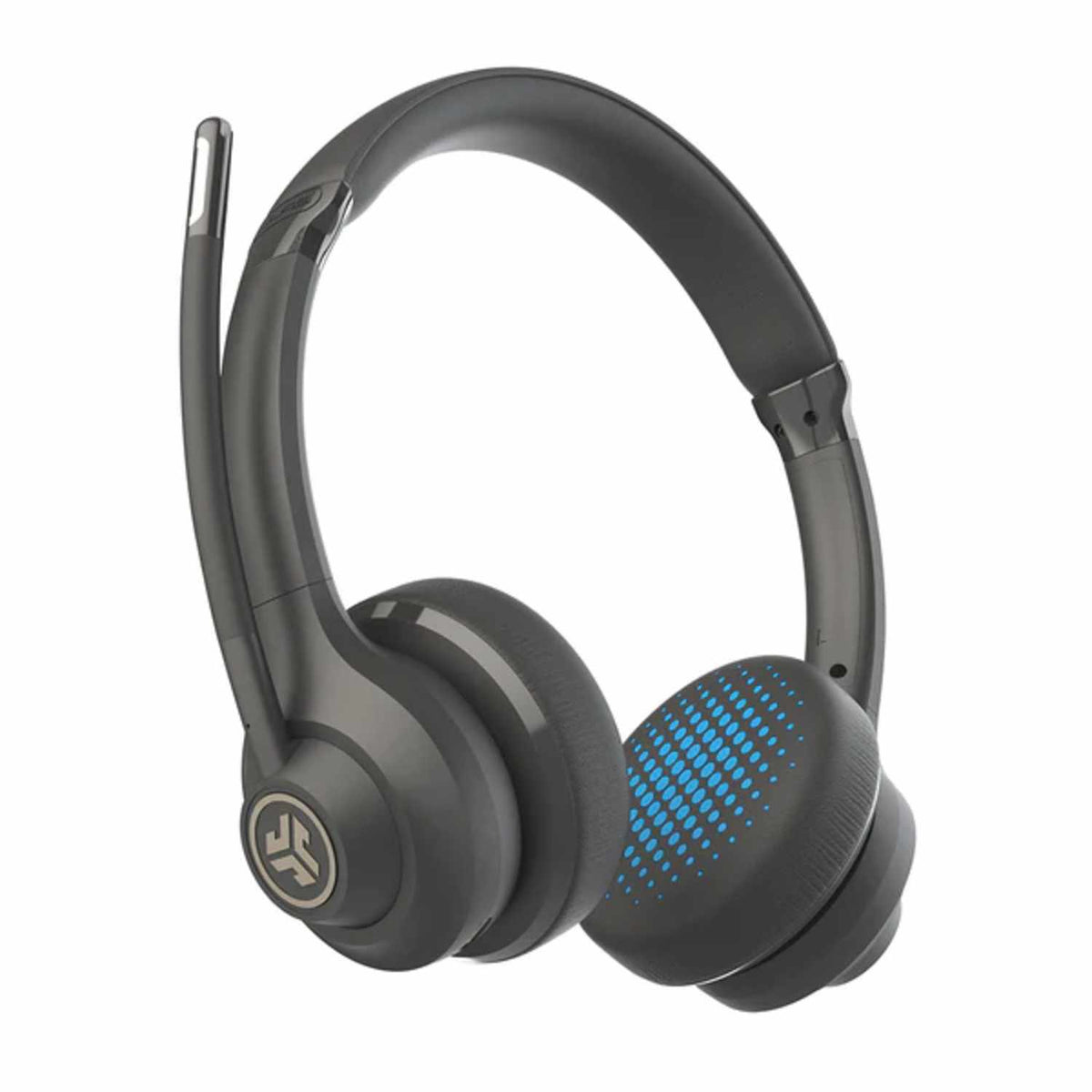 JLab Go Work Gen2 Wireless or Wired On-Ear Headphones Black - GekkoTech