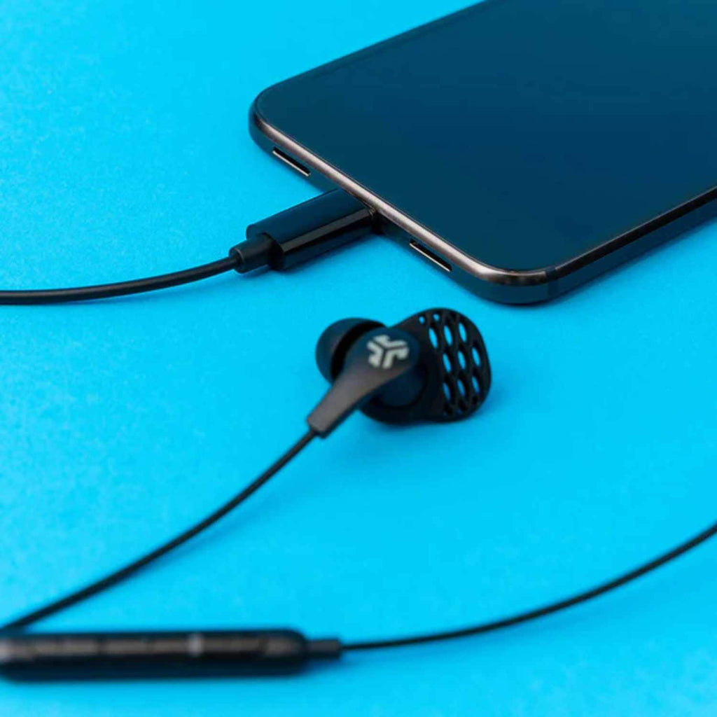 JLab JBuds Pro Wired Earbuds USB-C Black - GekkoTech