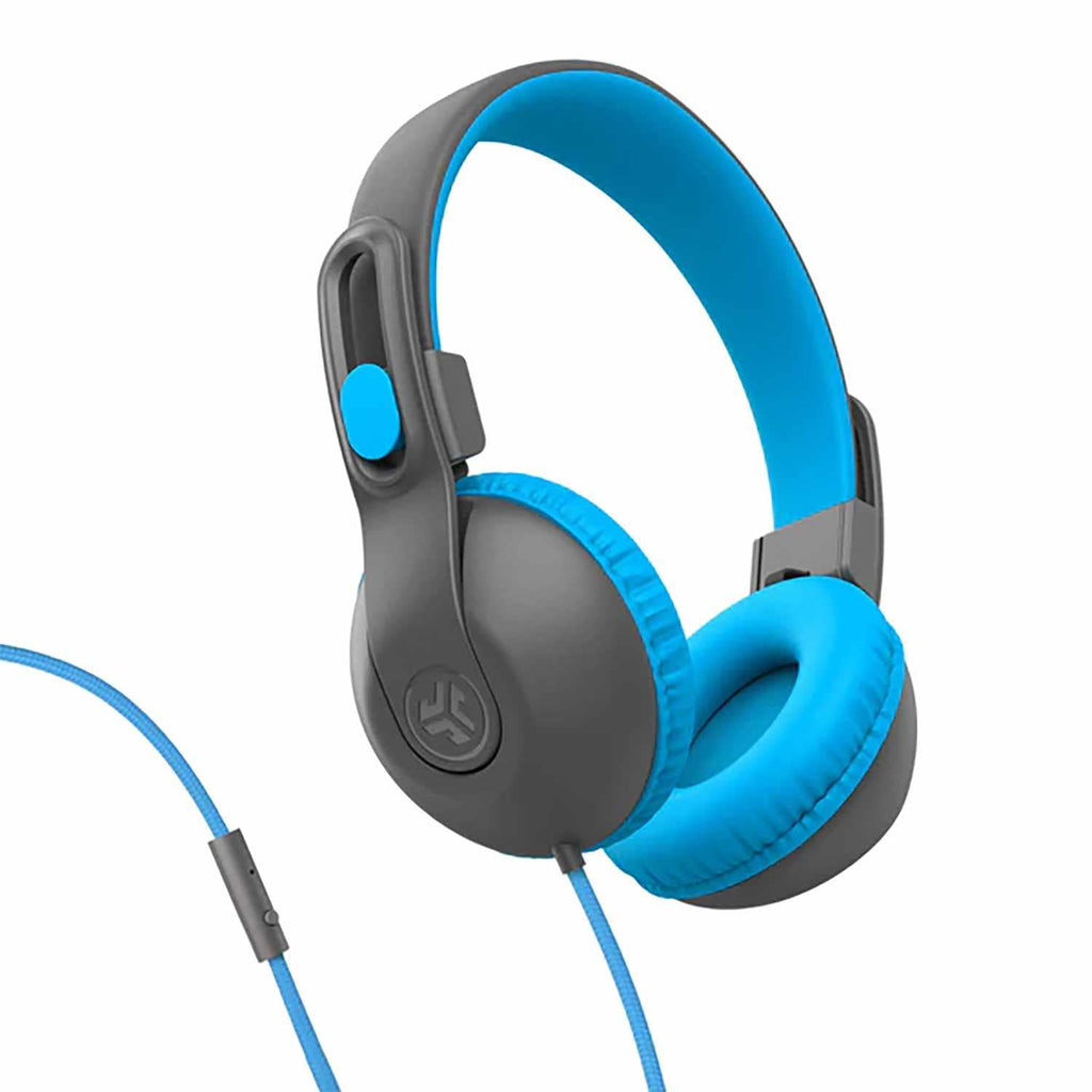 JLab JBuddies Studio 2 Wired Headphones Blue/Gray - GekkoTech