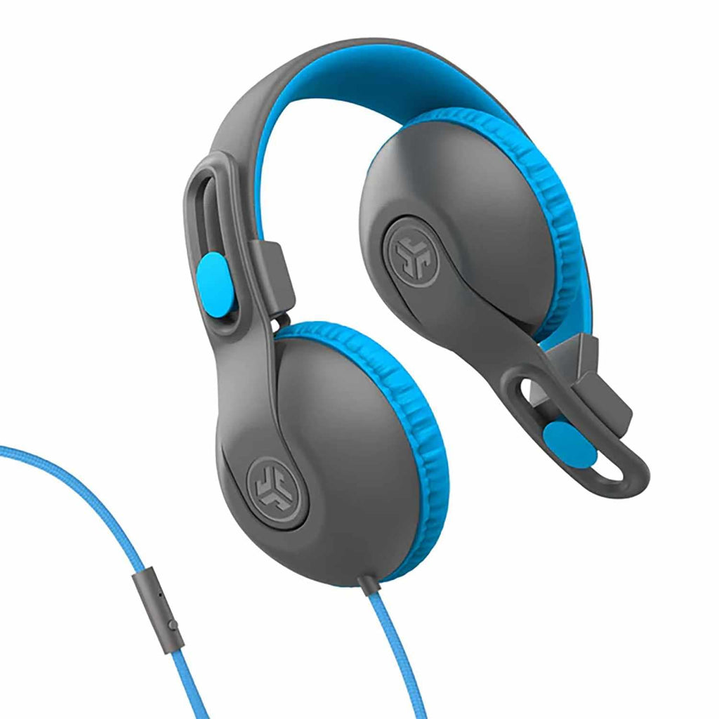 JLab JBuddies Studio 2 Wired Headphones Blue/Gray - GekkoTech