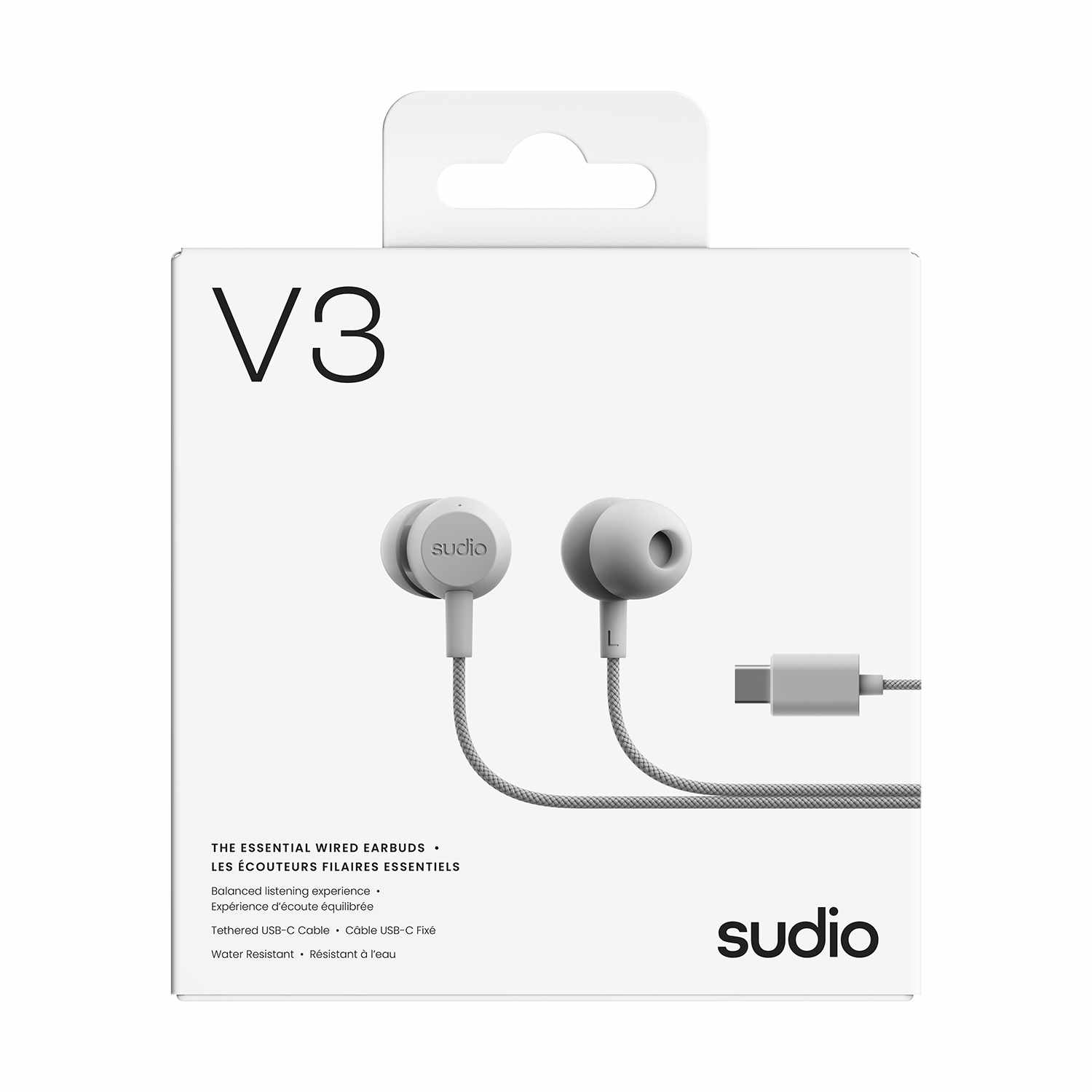 Sudio V3 Wired Earbuds White