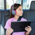 JLab JBuddies Studio 2 Wired Headphones Gray/Pink - GekkoTech