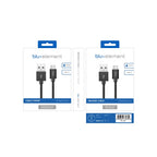Blu Element Braided Charge/Sync USB-C to USB-A Cable 4ft Black