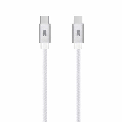 Blu Element Braided Charge/Sync USB-C to USB-C Cable 4ft White 60W