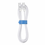 Blu Element Braided Charge/Sync USB-C to USB-C Cable 4ft White 60W