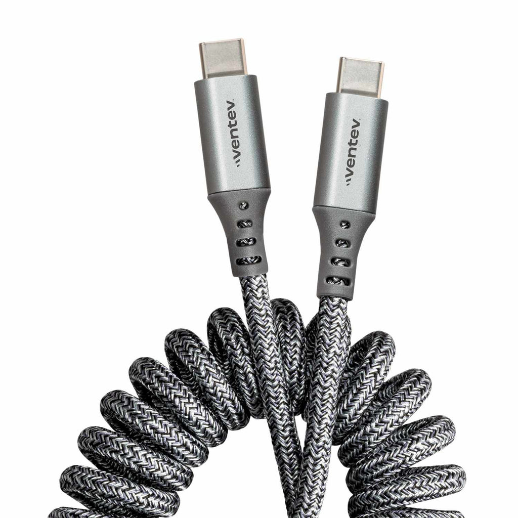 Ventev USB-C to USB-C Cable 3ft Gray