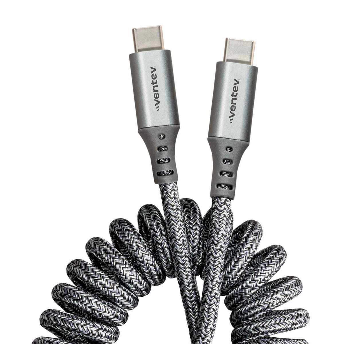 Ventev USB-C to USB-C Cable 3ft Gray