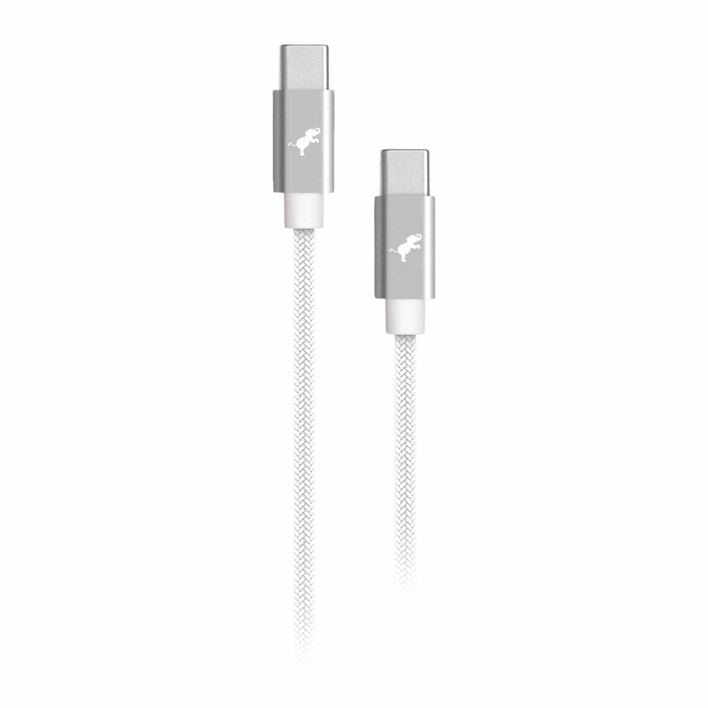 Nimble PowerKnit 1 meter USB-C to USB-C White - GekkoTech