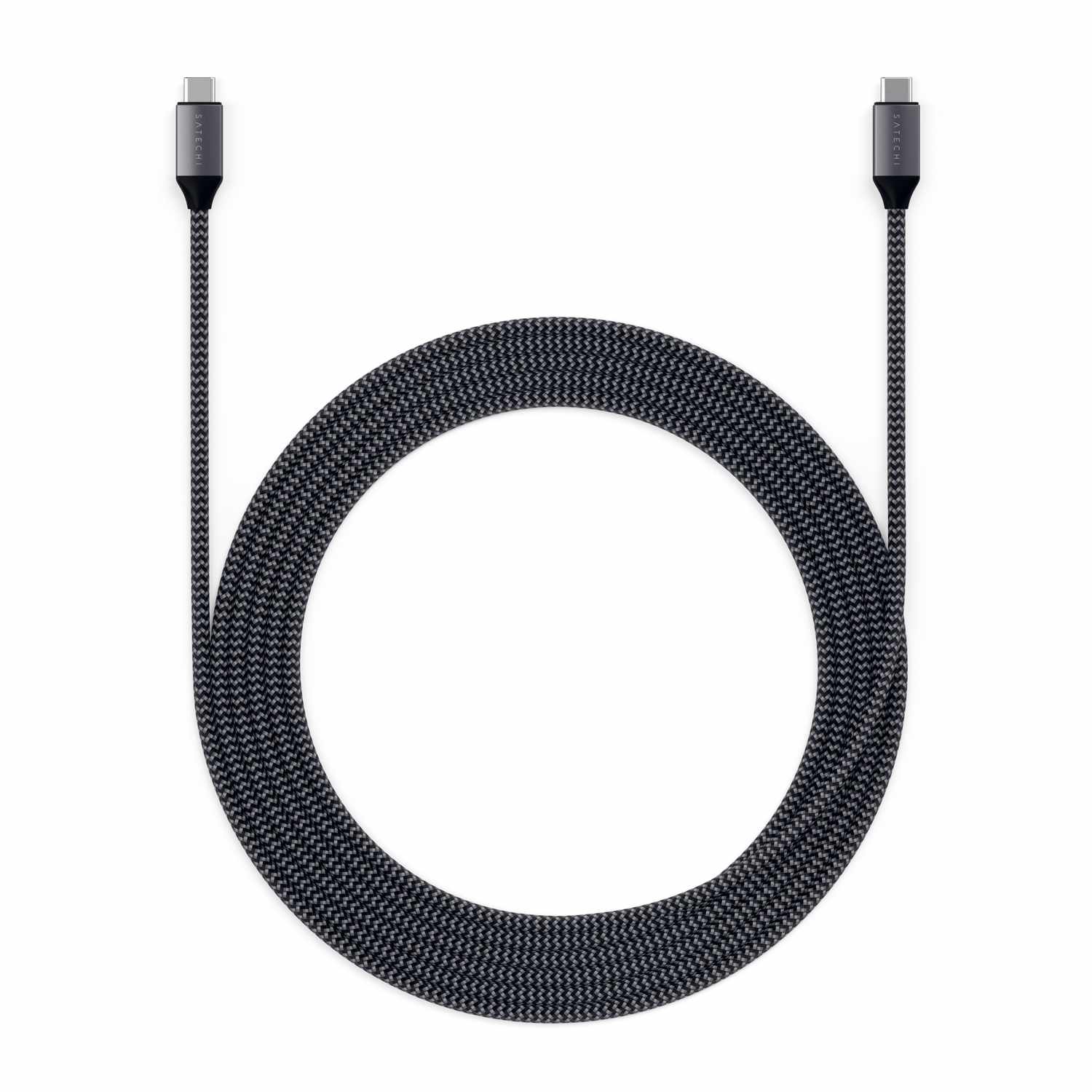 Satechi Type-C to Type-C 100W Charging Cable 6ft Space Gray - GekkoTech