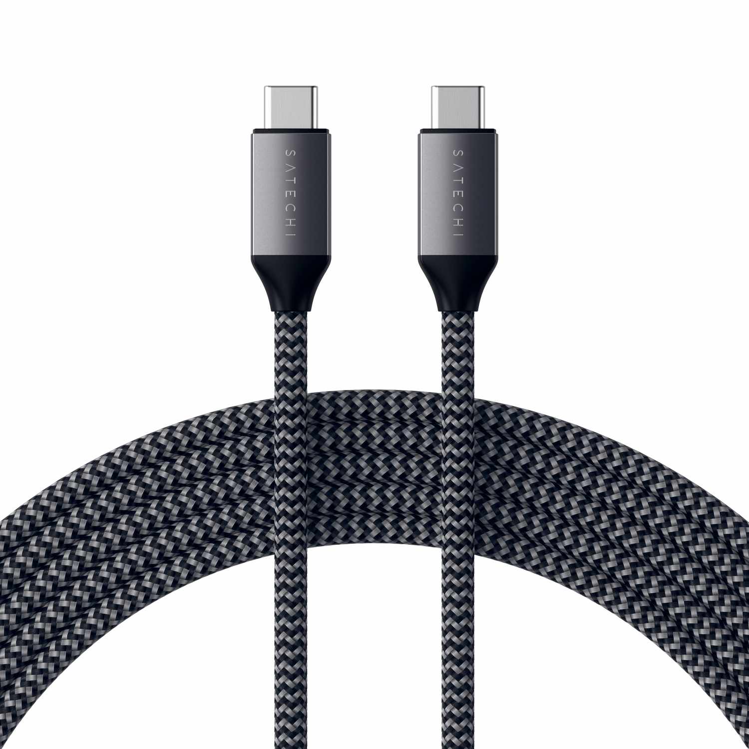 Satechi Type-C to Type-C 100W Charging Cable 6ft Space Gray - GekkoTech
