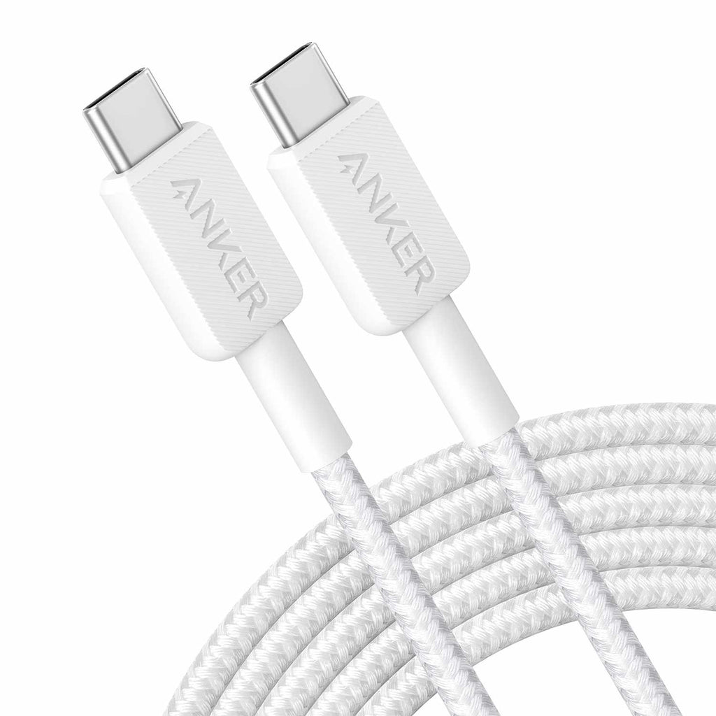 Anker USB-C to USB-C Cable 3ft White - GekkoTech